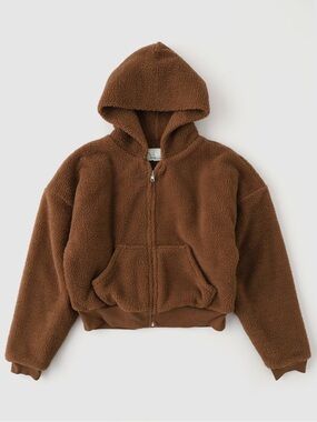 ERL Teddy Hoodie Fleece Jacket
